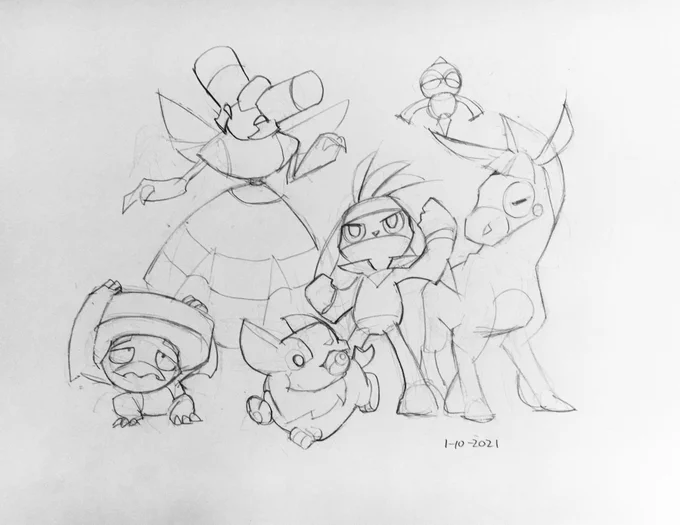Started #PokemonSwordandShield over the weekend with husband. This is my noob team comp.

Sort of crazy how I still enjoy #pokemon games after all these years with no major changes. Felt like a kid again. Except we were excited about NPCs' home decors now too... ugh. We are old. 