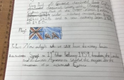 OlcSix's tweet photo. In Enquiry, we were researching different countries which were once under British Rule. Can you think of any more? https://t.co/i4xqkVadXl
