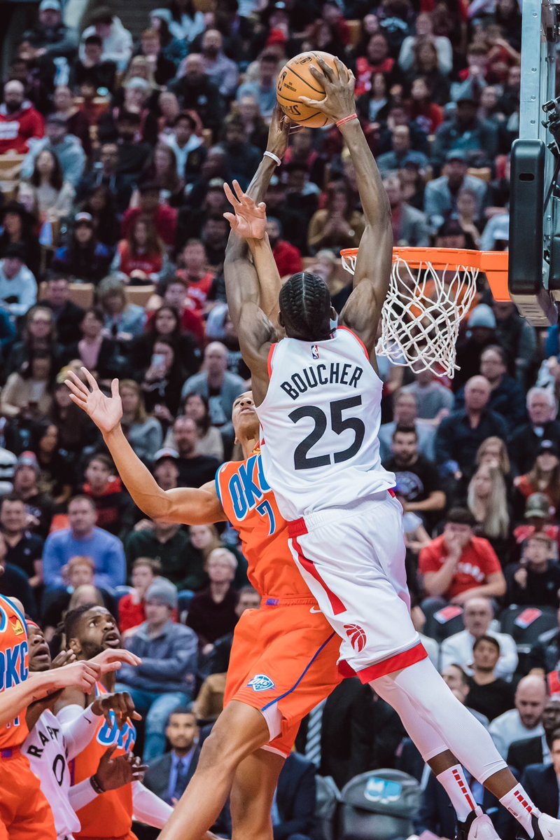 Ballislife's tweet photo. HBD @CHRISBOUCHER
What a journey!
 
Homeless
HS dropout
JUCO
Tears ACL at Oregon
Undrafted
Signs w/ Warriors (2-way)
Wins Championship
Waived 2 weeks later 
Signs w/ Raptors (2-way)
G-League MVP &amp; DPOY
Wins Championship

Avg 14 PTS, 6 REB, 2.6 BLK in 21 MINS this season https://t.co/DAWlUIOryl