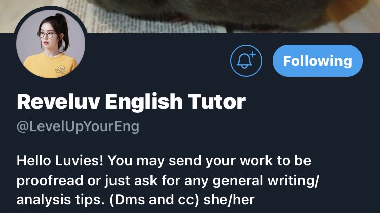  @ReVeluvsGrandpa ;  @LevelUpYourEng