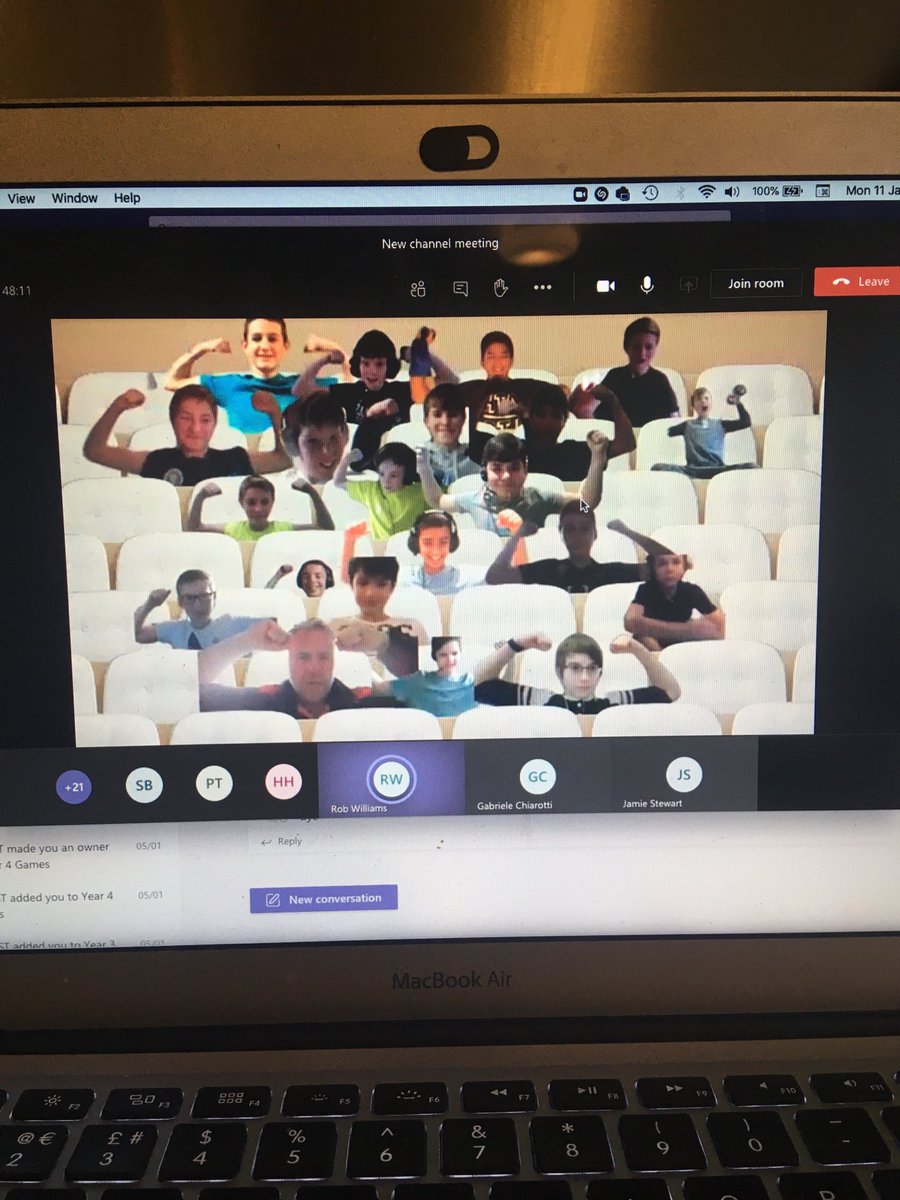 Year 8 game’s lesson has been fantastic today. The boys are working hard and taking ownership of their workouts. Using the breakout room function to collaborate and challenge one another! ⁦@RokebyPrep⁩