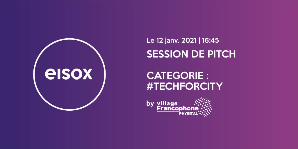 EisoxCompany's tweet photo. #CES2021 | 📢La solution de performance énergétique #Eisox a été sélectionnée par le #VillageFrancophone pour pitcher 💻 dans la catégorie #TechforCity 🚀demain à 16h45💪. #Proptech #bâtiment #smartbuilding #energyefficency 🏢🌳 https://t.co/QMZASWIAqs