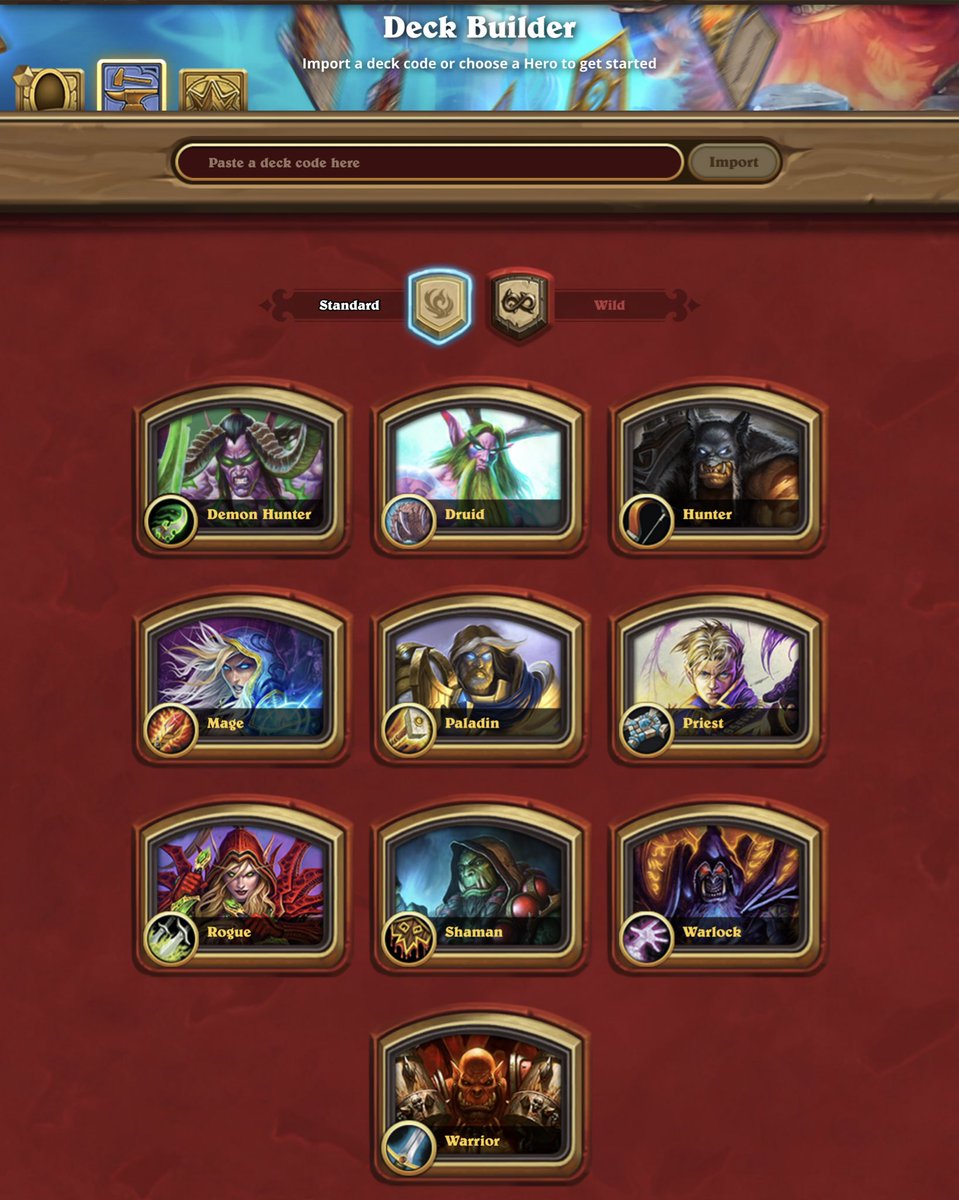 hearthstone deck builder
