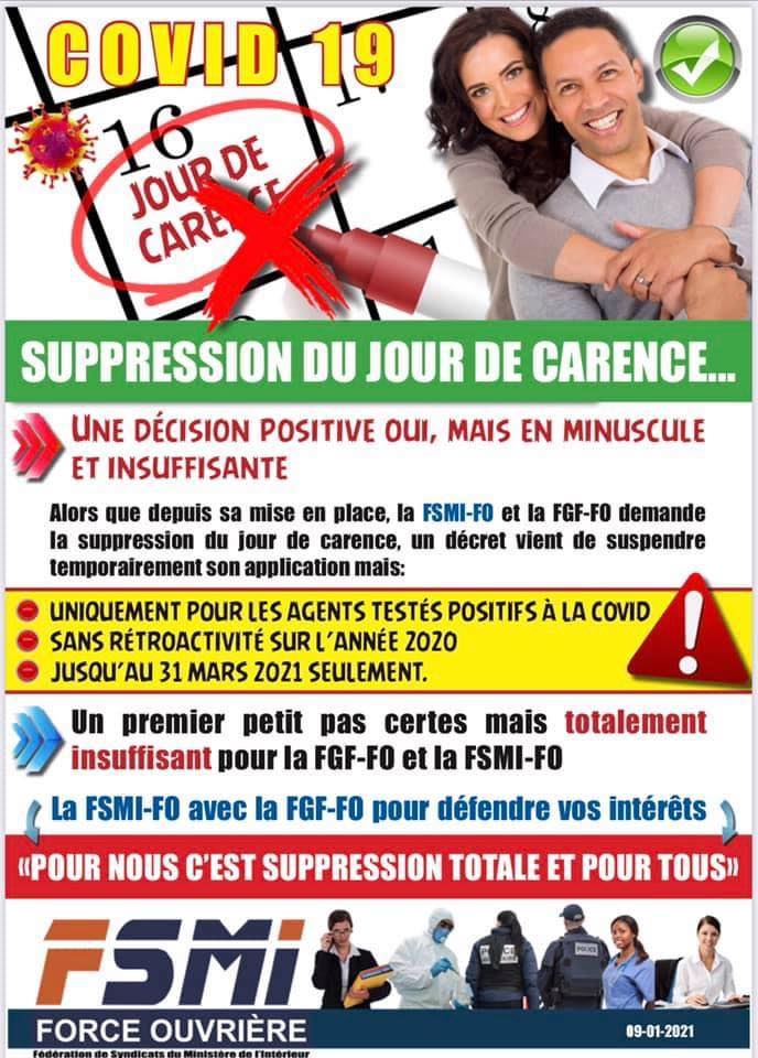 usgppPATS's tweet photo. 📃 COVID-19 | Suppression du jour de carence. 

#usgppPATS https://t.co/TQiQwtnECw