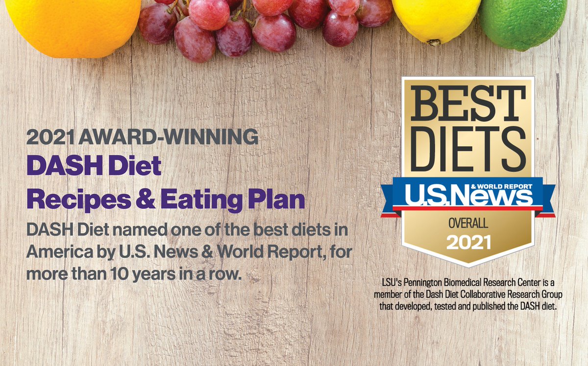 Pennington Biomedical Research Center (@pbrcnews) on Twitter photo Searching for ways to make 2021 your healthiest year ever? Check out the award-winning DASH Diet from PBRC Named Best Diet for Healthy Eating, Heart Health in 2021 by <a href="/usnews/">U.S. News & World Report</a>, there is no doubt the DAShH Diet can help you start your health journey: bit.ly/2MOUDpn Searching for ways to make 2021 your healthiest year ever? Check out the award-winning DASH Diet from PBRC Named Best Diet for Healthy Eating, Heart Health in 2021 by <a href="/usnews/">U.S. News & World Report</a>, there is no doubt the DAShH Diet can help you start your health journey: bit.ly/2MOUDpn