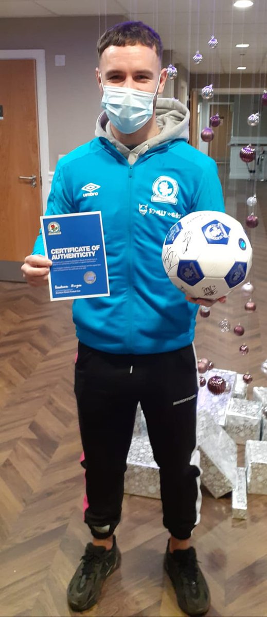 Thank you to the Blackburn Rovers have very generously donated a football signed by the current squad of 2021. 
 ⚽️🏡 #football #BlackburnRovers  
💜