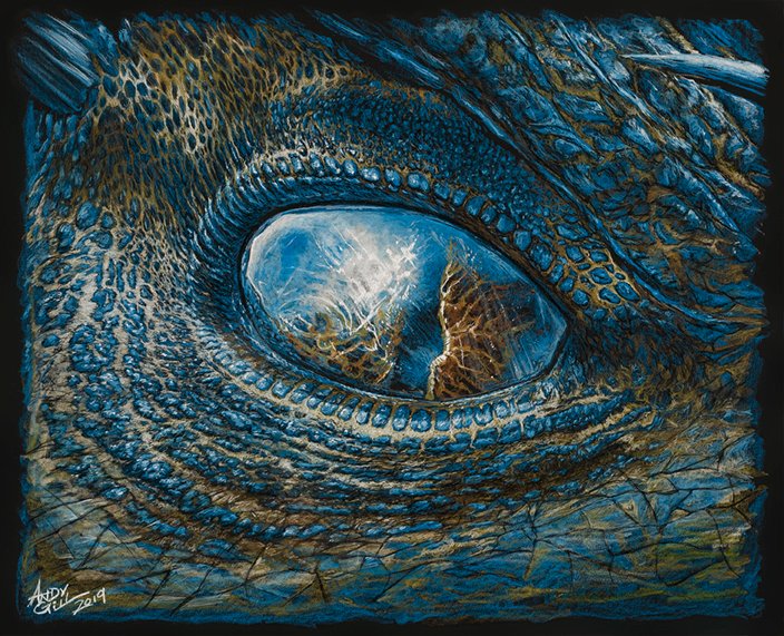 Andy_Gill48's tweet photo. Prismacolor Premier color pencil on 18x22 inch, on black Stonehenge print stock ( Dragon Eye ).   #Arting #illustration #Creating #AltronColorImaging #AndyGill  @Andy_Gill48  thank you https://t.co/v7sVyTPMj5