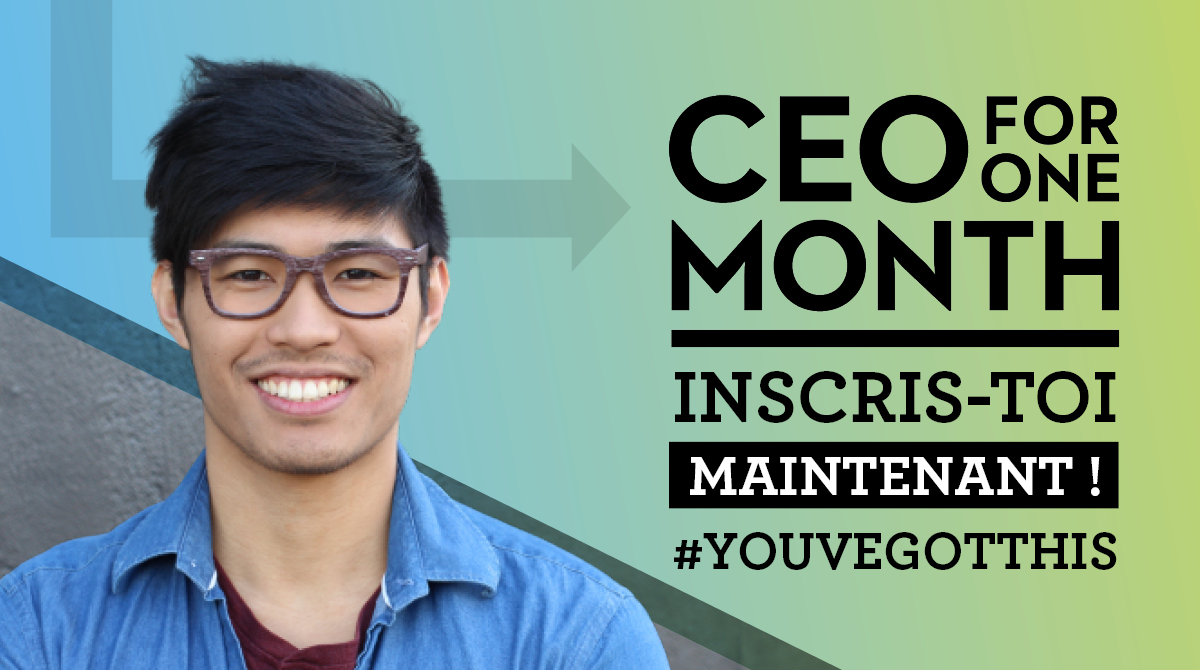 Les candidatures pour #CEOforOneMonth sont ouvertes ! L’opportunité de passer 1 mois avec <a href="/AlexandreViros/">Alexandre Viros</a> Président France de <a href="/AdeccoGroupFR/">The Adecco Group FR</a> Pour postuler et vivre une expérience incroyableIndex pointant vers la droite urlz.fr/eFG3