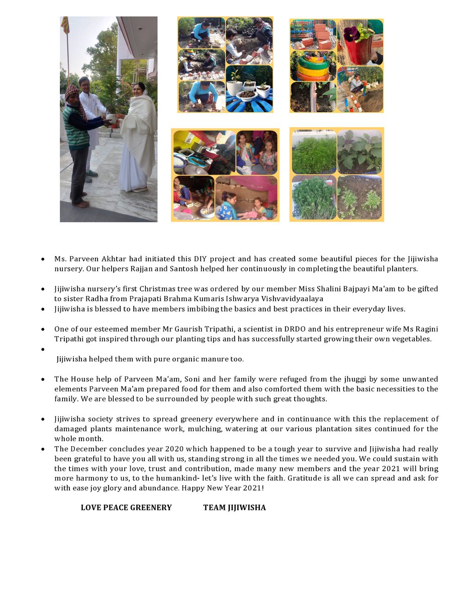 JijiwishaS's tweet photo. #JijiwishaSociety
#DecemberHighlights
#DonorsContibution
#gratitude #NGOsInLucknow #MissionShakti
@kamleshsaxena3 @mbansal_ias @AdminLKO @UN @ManjaryUpadhyay @myogiadityanath https://t.co/hekxjmkL53