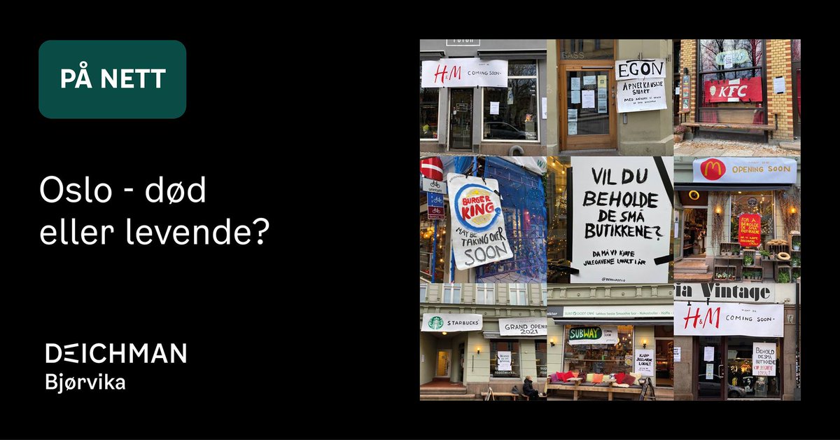 Møt OATs ferske direktør Christian Pagh sammen med Dan-Michael Danino og Victoria Marie Evensen i Deichmans debatt om Oslo etter nedstengingen – torsdag kl. 19.00. <a href="/paghchristian/">Christian Pagh</a> <a href="/parkteatret/">Parkteatret</a> @Oslokommune @deichman_oslo facebook.com/events/2249428…