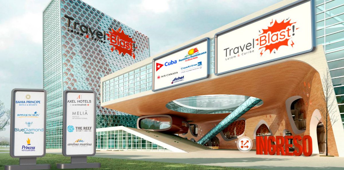 Travelblastcl's tweet photo. Te recordamos que Travel BLAST! sigue abierto hasta este martes 12, inclusive, para que puedas volver a ver las conferencias y recorrer los stands con la mejor oferta turística del 2021 para viajar al Caribe y Centroamérica.

Solo debes registrarte gratis en www./travelblast.cl https://t.co/PCNhyi86cS