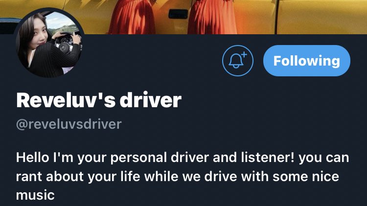  @reveluvsdriver ;  @reveluvsister