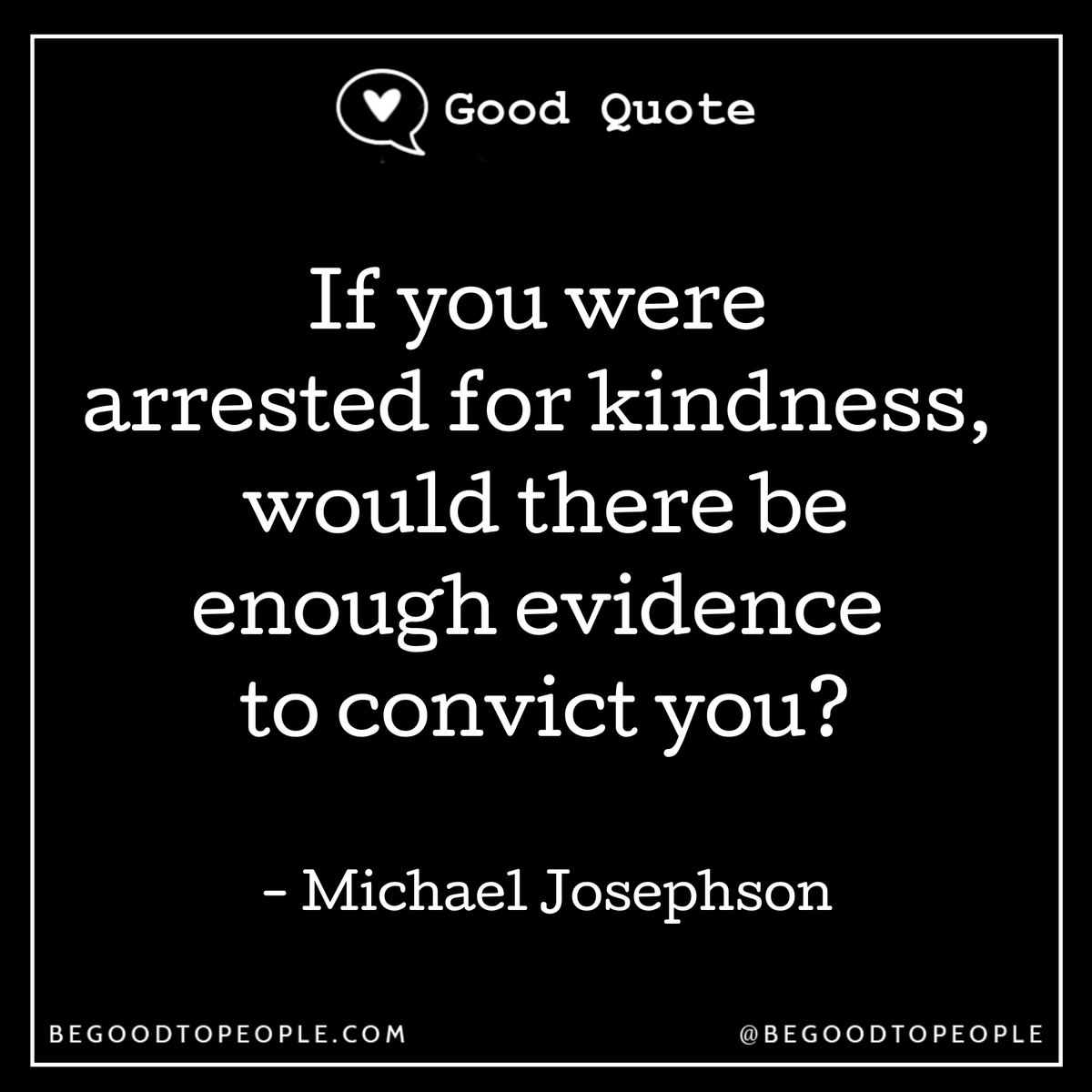 begoodtopeople's tweet photo. Happy Monday GoodDoers! This is a great question to start the day with. Leave some evidence of your kindness this week 😊
⁠⁣⁠
⁠⁣⁠

⁠⁣⁠
#BGTP #begoodtopeople #spreadthegood #gooddoer #theoriginalkindnesscompany #since2008 https://t.co/q1n5Vkfo4K