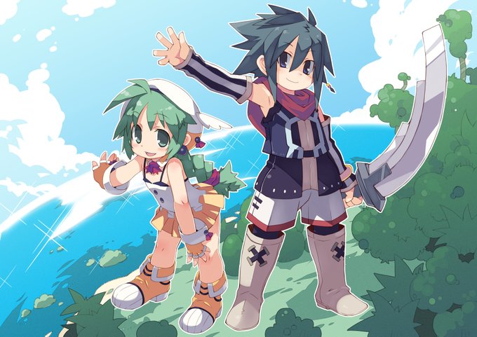 10年ぐらい前にファントム・ブレイブっぽい絵描いてって言われて描いたけどなんやかんやでボツったはずの絵の供養🙏 