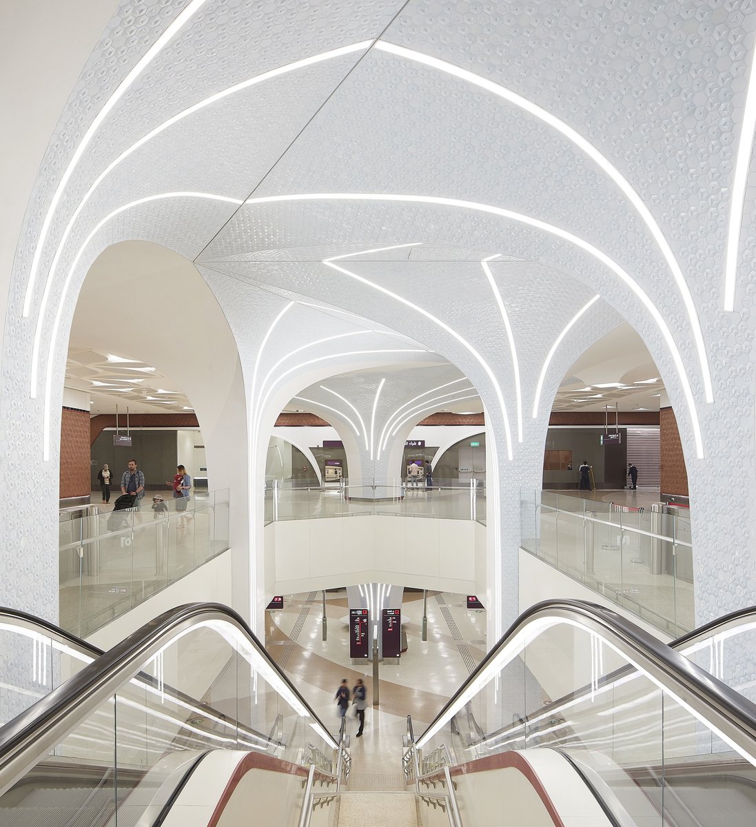 UNStudio_Arch's tweet photo. The #DohaMetro Network.

37 stations.
3 lines.
76km of tracks.
Just 7 years from concept design to the first passenger rides.

Find out more about the project, created in collaboration with the Qatar Rail: https://t.co/a3sFHoGhmT

#architecture #metronetworks #infrastructure https://t.co/ETR7J8EloF