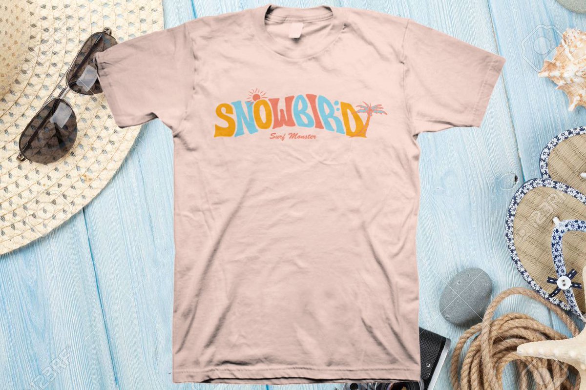 SurfMonsterCo's tweet photo. 🦩NOW AVAILABLE🦩. Our limited edition SNOWBIRD shirt is available online NOW!! 👀 https://t.co/KLKdL4SiH1