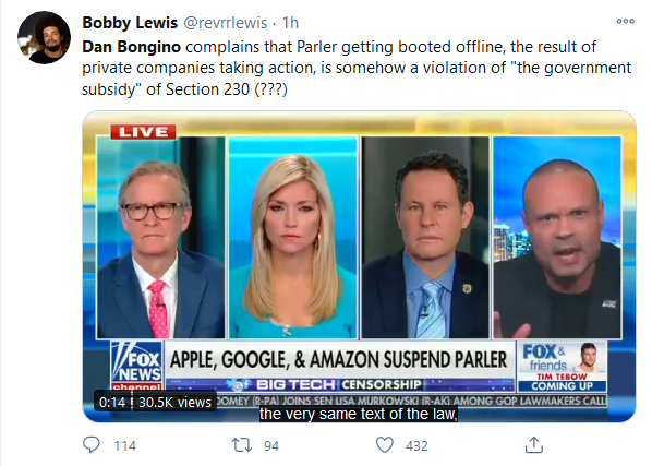 Whether or not this is a violation of 230 is impossible to say, 230 has never been applied in any meaningful way.It is pretty hypocritical though that corporations who previously denied suggestions that they're publishers are now acting as an online editorial board/info cartel.