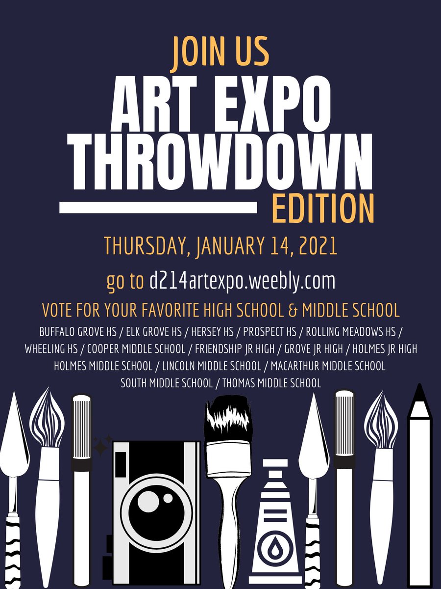 ARTEXPO coming soon!  <a href="/theArtDeptRMHS/">RMHS Art Department</a> <a href="/d214finearts/">d214finearts</a> <a href="/RMHSMUSTANGS/">Rolling Meadows HS</a> <a href="/rmhsboosters/">RMHSBoosters</a> <a href="/RMMusicBoosters/">RMHS Music Boosters</a>