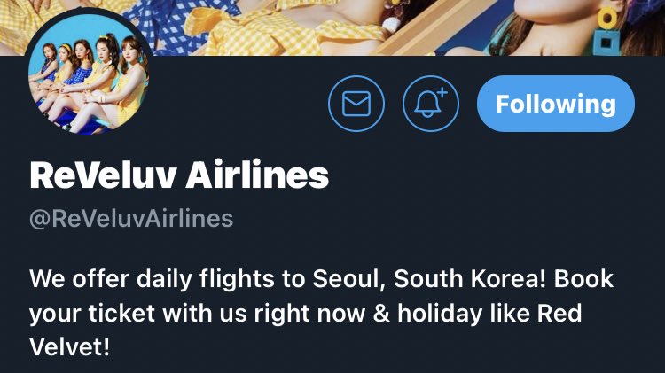  @madrereveluv ;  @ReVeluvAirlines