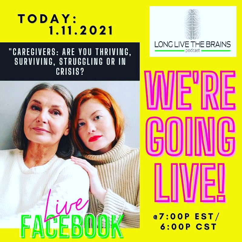 LongLiveBrains's tweet photo. Katie Newby — dementia caregiver coach — will be joining us to help you answer the question for yourself: "Caregiver: Are You Thriving, Surviving, Struggling or In Crisis?" See you tonight! / https://t.co/amzzwkPQbU…
#selfevaluation #caregivermentalhealth #selfcare https://t.co/NX2xAxPGCj