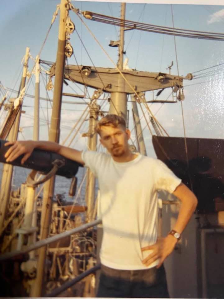 She didn't contact him after that for five years, except when she mailed him a box full of his childhood photos, defaced. On each photo, she wrote "NIGGER LOVER" in black sharpie across his face. Only two or three pictures of him as a young man survived. This was one.