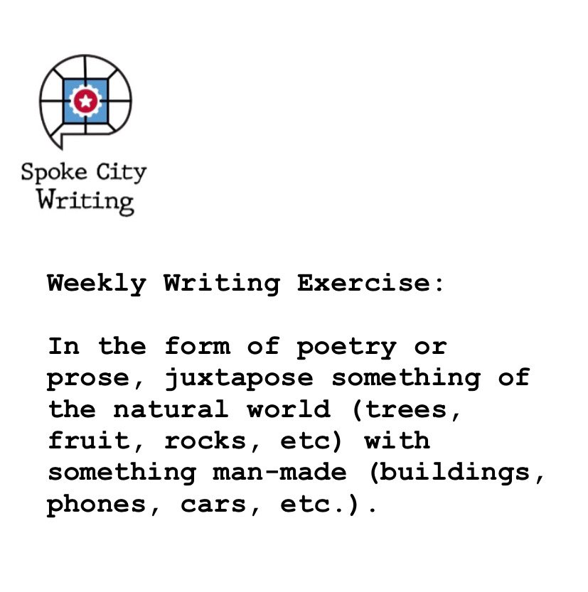 SpokeCityTweets's tweet photo. Juxtapose something natural with something man-made for this week’s #SpokeCityWritingExercise. https://t.co/sHAW9do0ei