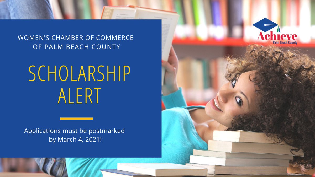 AchievePBC's tweet photo. The @WCCPBC is now accepting applications for their 2021 scholarship program! Awards go to deserving girls and women using education to optimizing their future. Details and application online: https://t.co/oN4isQw0Ut 
#AchievePBC #scholarships https://t.co/d9Agyz8J9Y
