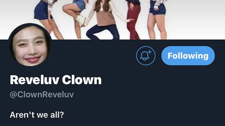  @ClownReveluv ;  @reveluvunion