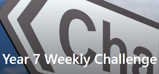 QES_Starting's tweet photo. The first Year 7 Weekly Challenge is about to go live! You have until Sunday to participate if you want to get involved - a Community Credit to everyone who does. For more info, visit the Year 7 Community site through your Form Team #Y7WeeklyChallenge #GettingInvolved https://t.co/lWWC3QBMLL