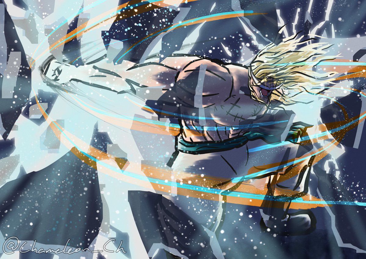 Karmachameleon そして プラスアルファ 世界最強の男の最強の頃 The Strongest Man In The World At His Absolute Strongest Onepiece Fanart Digitalart ワンピース 二次創作 イラスト イラスト好きな人と繋がりたい 絵師さんと繋がりたい