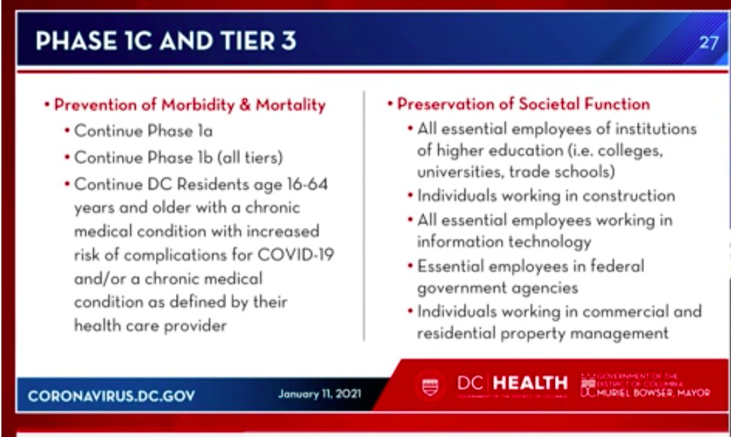 Breakdown of DC vaccination phase 1c and 2