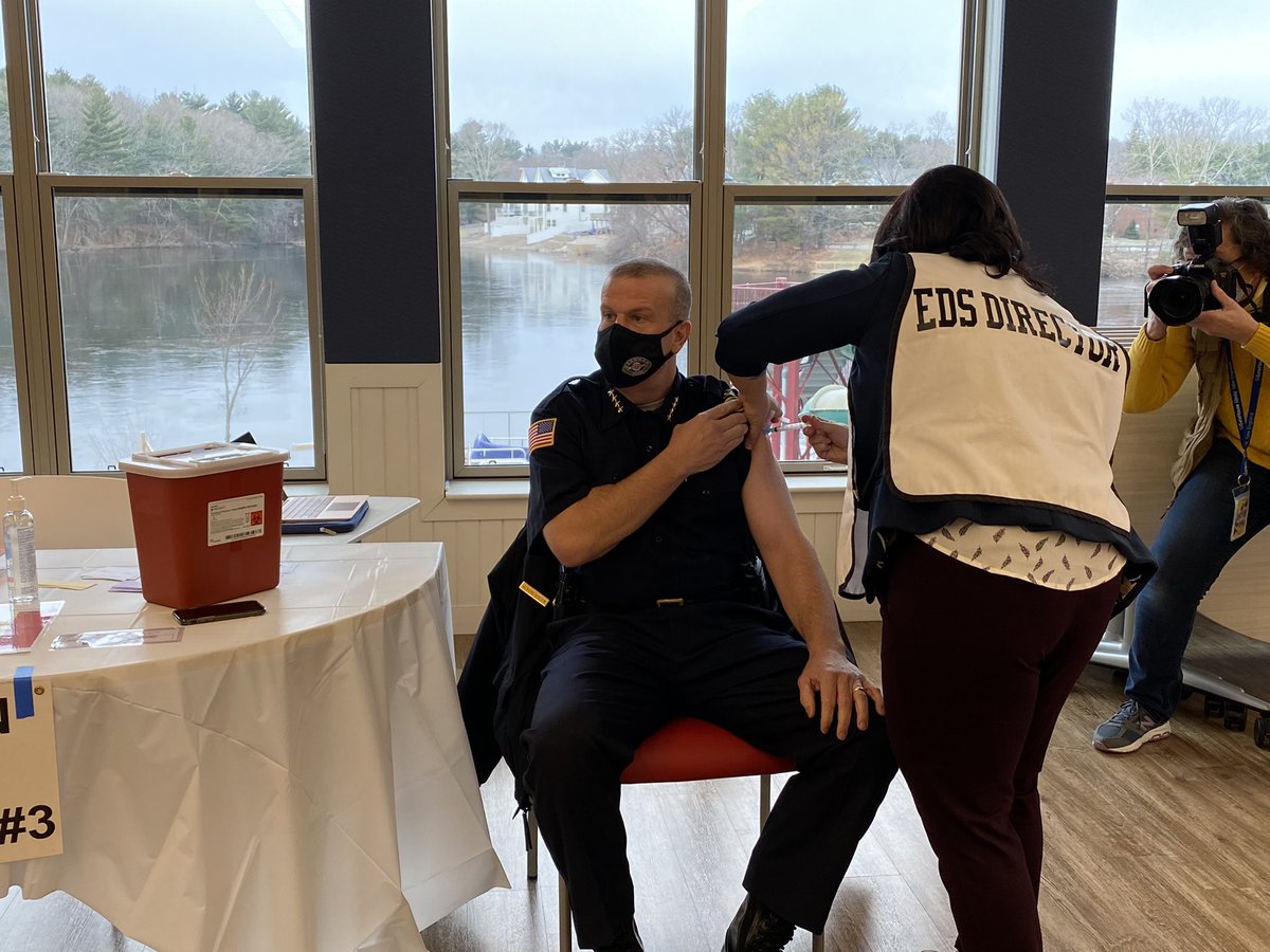 Town of Needham (@townofneedham) on Twitter photo Big day in Needham! First responders and front line public health workers are receiving the Covid-19 vaccine. <a href="/needhamfire/">Chief Condon</a> <a href="/Needham_Health/">Needham Public Health Division</a> <a href="/NeedhamPolice/">Needham Police</a> #Needham #CoronavirusVaccine Big day in Needham! First responders and front line public health workers are receiving the Covid-19 vaccine. <a href="/needhamfire/">Chief Condon</a> <a href="/Needham_Health/">Needham Public Health Division</a> <a href="/NeedhamPolice/">Needham Police</a> #Needham #CoronavirusVaccine