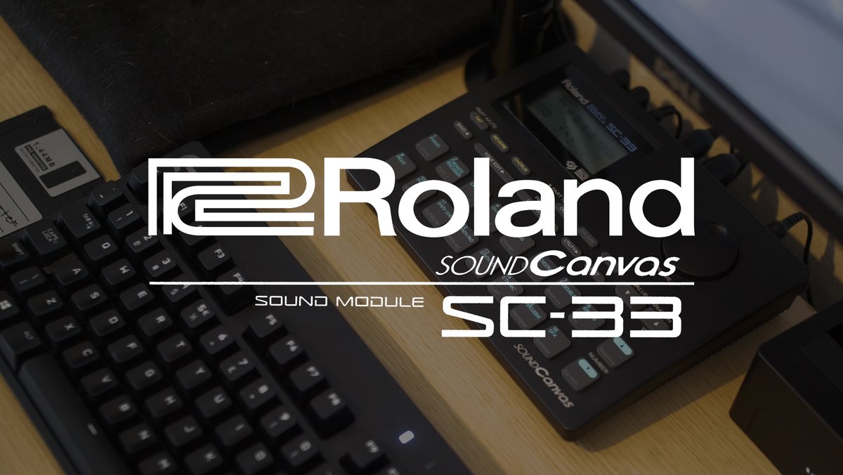 TehBurningFish's tweet photo. Inspired by 
@lazygamereviews #8bitguy #8bitkeys to track down a Roland Sound Canvas. Got the SC-33 for a decent price and it's a nice desktop model! 

Check out my video for some demo songs: 
https://t.co/V1gSsKER3k https://t.co/LAIoVM9leV