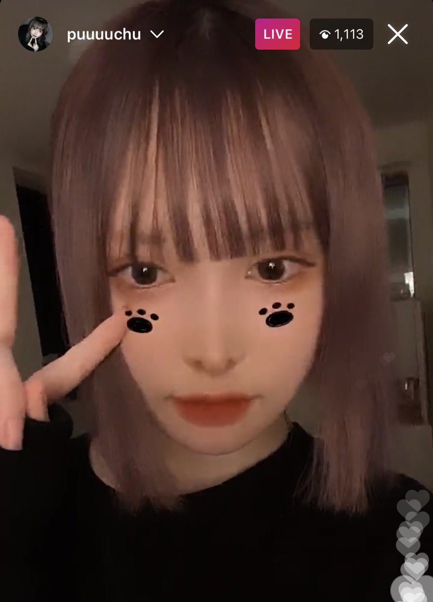l7chu's tweet photo. インライ可愛かった🥺🥺🥺
メイク動画楽しみに待ってます🎶
@hinachan5shai 
@puuuuuchu https://t.co/D96fpoWrJU