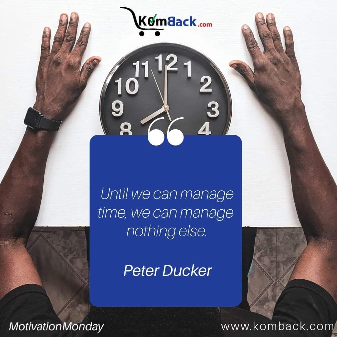 kombackng's tweet photo. Time management is one paramount thing in one's life.
Time management determines success and failure, TIME waits for nobody ⏰⏰
#motivationalmonday 
#timewaitsfornobody
#ecommercebusiness 
#digitalmarketing 
#buyersmeetsellers 
#salesmadeeasy 
#advertising 
#komback https://t.co/HE3nMFd9jp