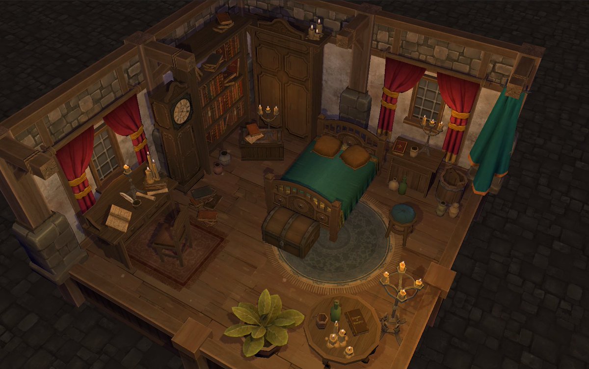 Testing how a room could look like in a hotel room #gamedev #indiedev #unity3d