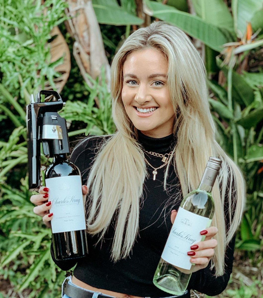 charleskrugwine's tweet photo. We’re sipping and swirling our way into the week. Because Mondays are always better with wine. @bordeaux_blonde has got the right idea. https://t.co/6tRsxlixAM