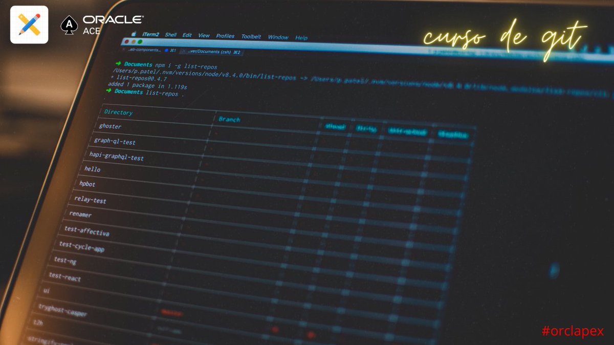 apex_en_espanol's tweet image. ¡NUEVO CURSO! Curso de git integración con Oracle 😀 - mailchi.mp/7cc9a92b1b7d/c…