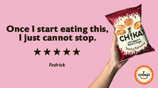 We know this feeling very well! 🙈

Once the pack is open you just have to finish it off... glad someone else agrees with us! 😋

#chikas #chikasfoods #bbq #smokybarbeque #crisps #ricecrisps #vegan #customerreview #customerfeedback #customersatisfaction