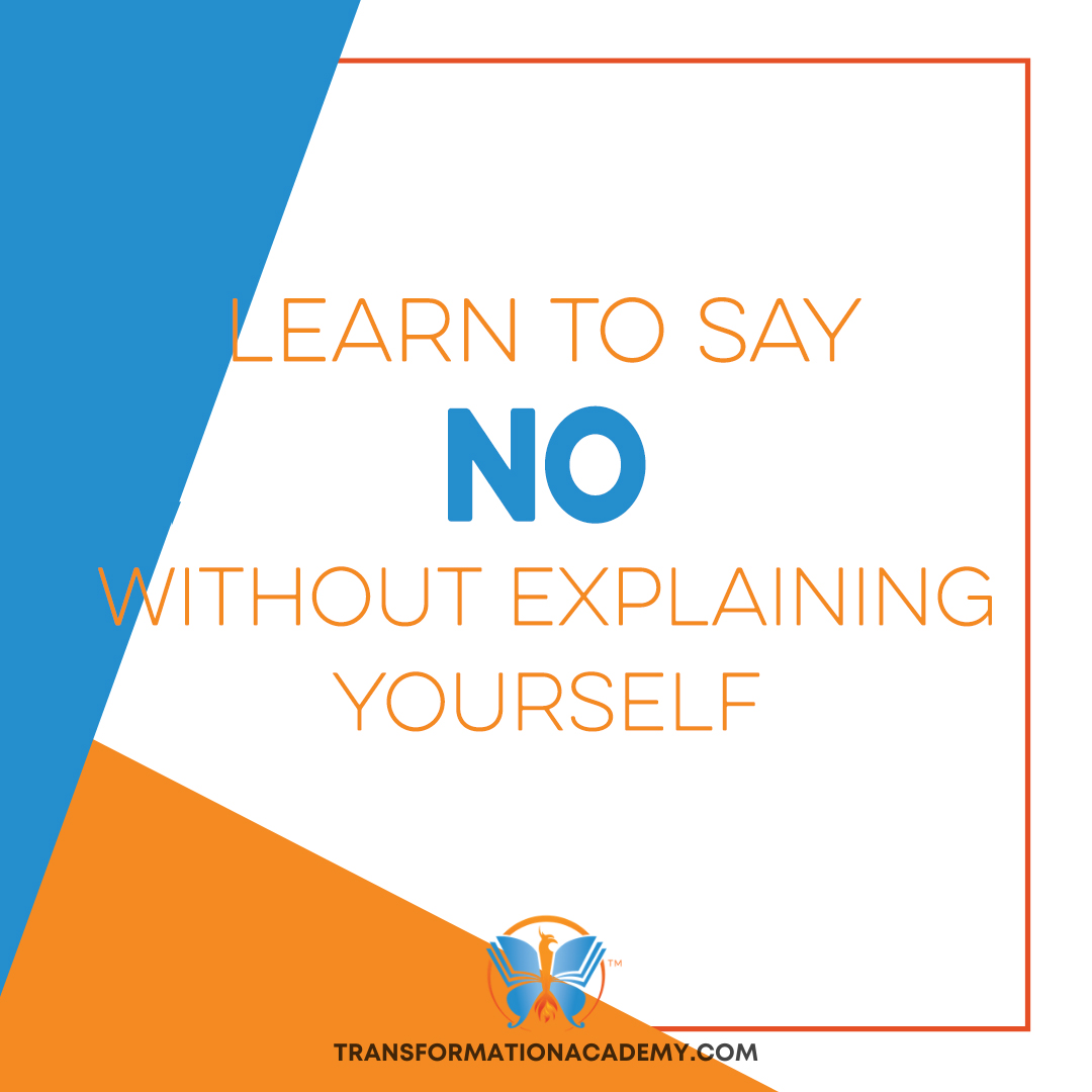 transformlife23's tweet photo. Learn to say NO without explaining yourself.

#selfrespect https://t.co/RMyXTBMICA