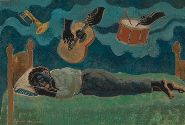 Palmer Hayden (1890-1973), Untitled (Dreamer), c. 1930, oil on canvas