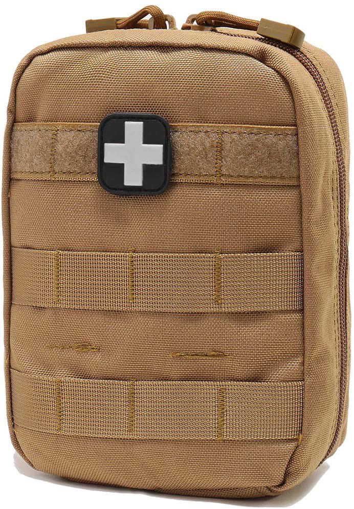 If you have these items on you, let your teammates know where they are carried in your bag or pocket. They may need to use it on you! Also great videos on YouTube how to use a CAT tourniquet and Israeli bandage. I use a pouch like this to store my supplies.