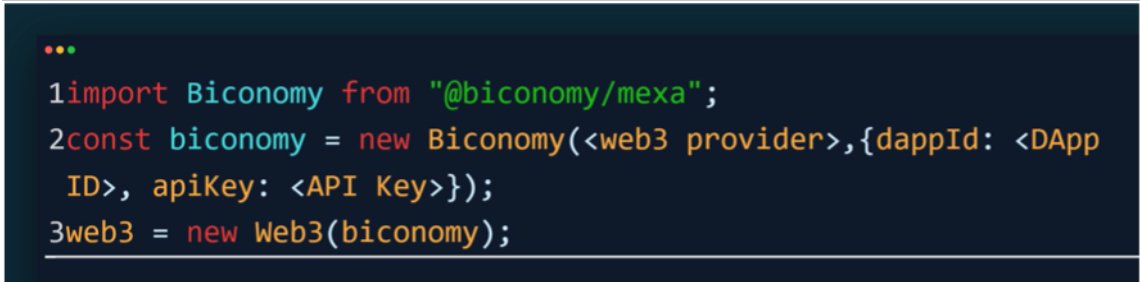 Biconomy solves these developer problems with just three lines of code: enabling easier onboarding of users, guaranteed Tx for users, lower costs, and opening up lots of L2 possibilities.