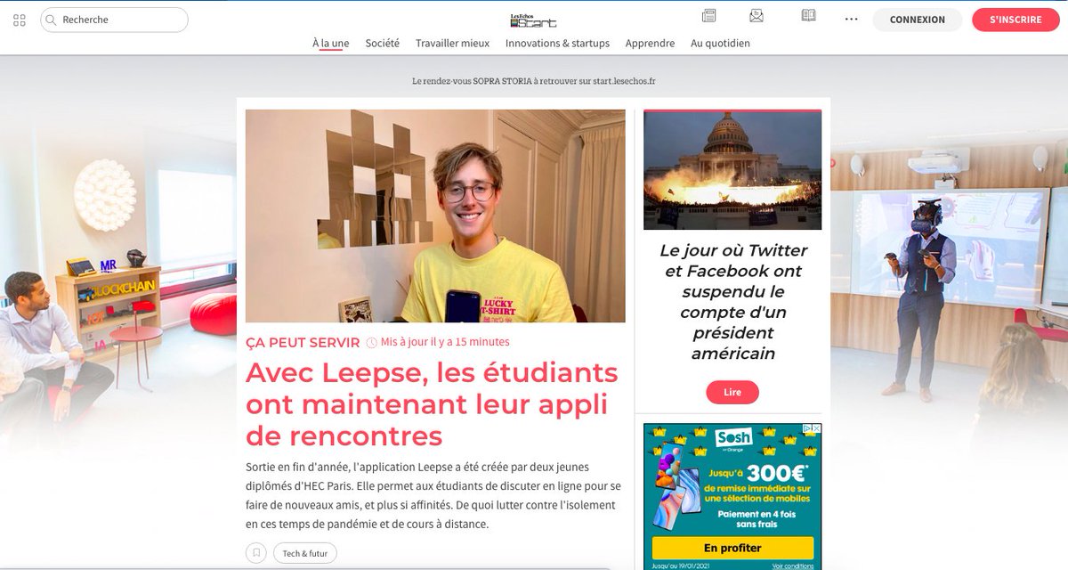 takealeepse's tweet photo. Merci @LesEchos Start et @ChloeMarriault pour ce bel article!

https://t.co/FTkdMSp4nu https://t.co/14eUgNrMkE