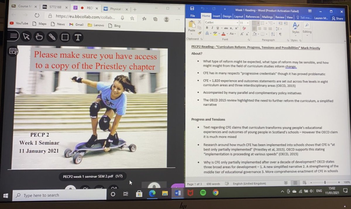 MissMcCullochPE's tweet photo. Back to online learning at home for Semester 2 π₯
Only 11 weeks to go π
#EdStudies2b #UPC #PECP2
@UoE_PE @PeEdinburgh https://t.co/DgRPVcglAu
