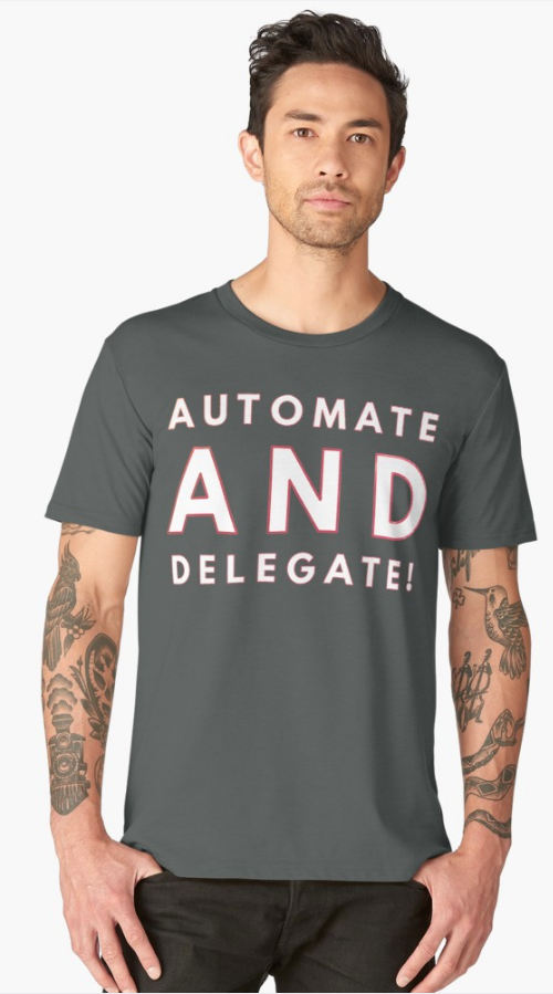 CaptHousekeeper's tweet photo. Captain Housekeeper says: Just because you're in charge of your house, doesn't mean you have to do everything! Always automate and delegate whenever possible! Here is some swag to help you remember that! CLICK: https://t.co/yBQGgiMH8D https://t.co/1AMqT2OGhN