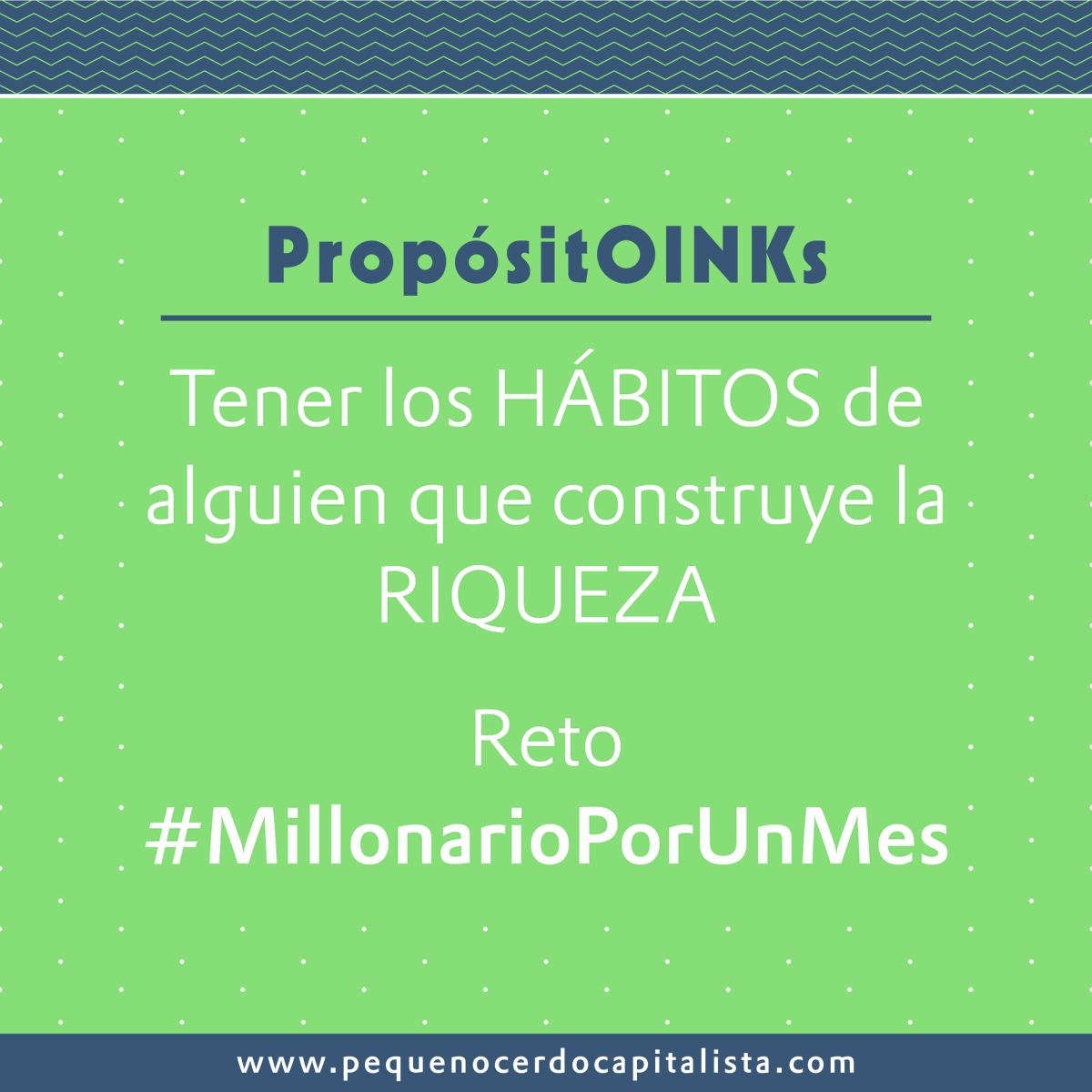 PeqCerdoCap's tweet image. Ser millonario no es comprar todo lo que quieres sino que el dinero no sea un obstáculo para hacer todo lo que quieres. 

Así que, ¿quién acepta el reto de construir la riqueza y ser realmente millonario? 

#PropósitOINKs 🤑💰🐷
#FelizLunes