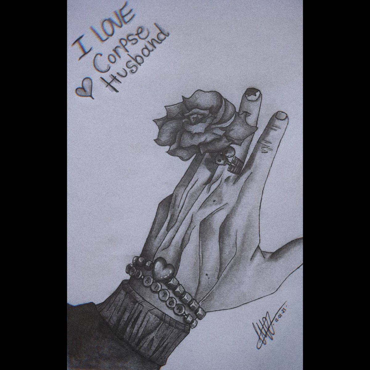 LucyRawrDreams's tweet photo. @Corpse_Husband  @CORPSE_alt #onlyhands  #onlyhand #corpsetwt #onlybreath
Some traditional art 🖤🔪 
Hope you like it guys🖤 https://t.co/9CF7xVF1yl