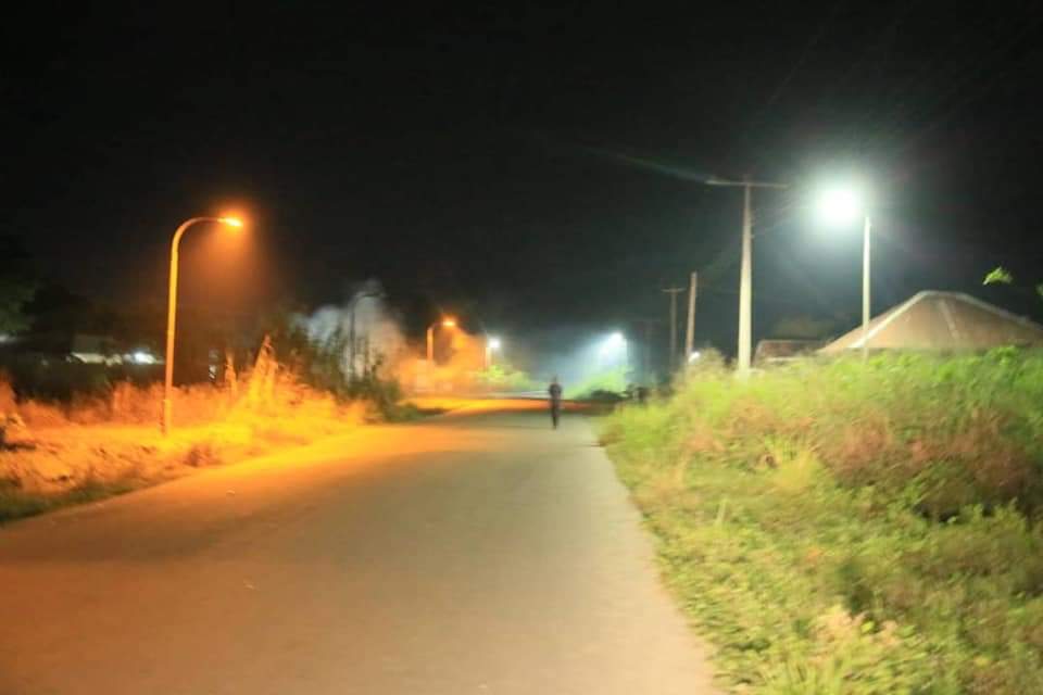 SOLAR STREET LIGHTS: EBOH-OROGUNInstallation of solar street lights in Eboh-Orogun, Ughelli North Local Government Area of Delta State.