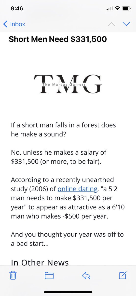 This world is unfair to the vertically challenged. Imagine being a low earning tech bro and 5’2”?